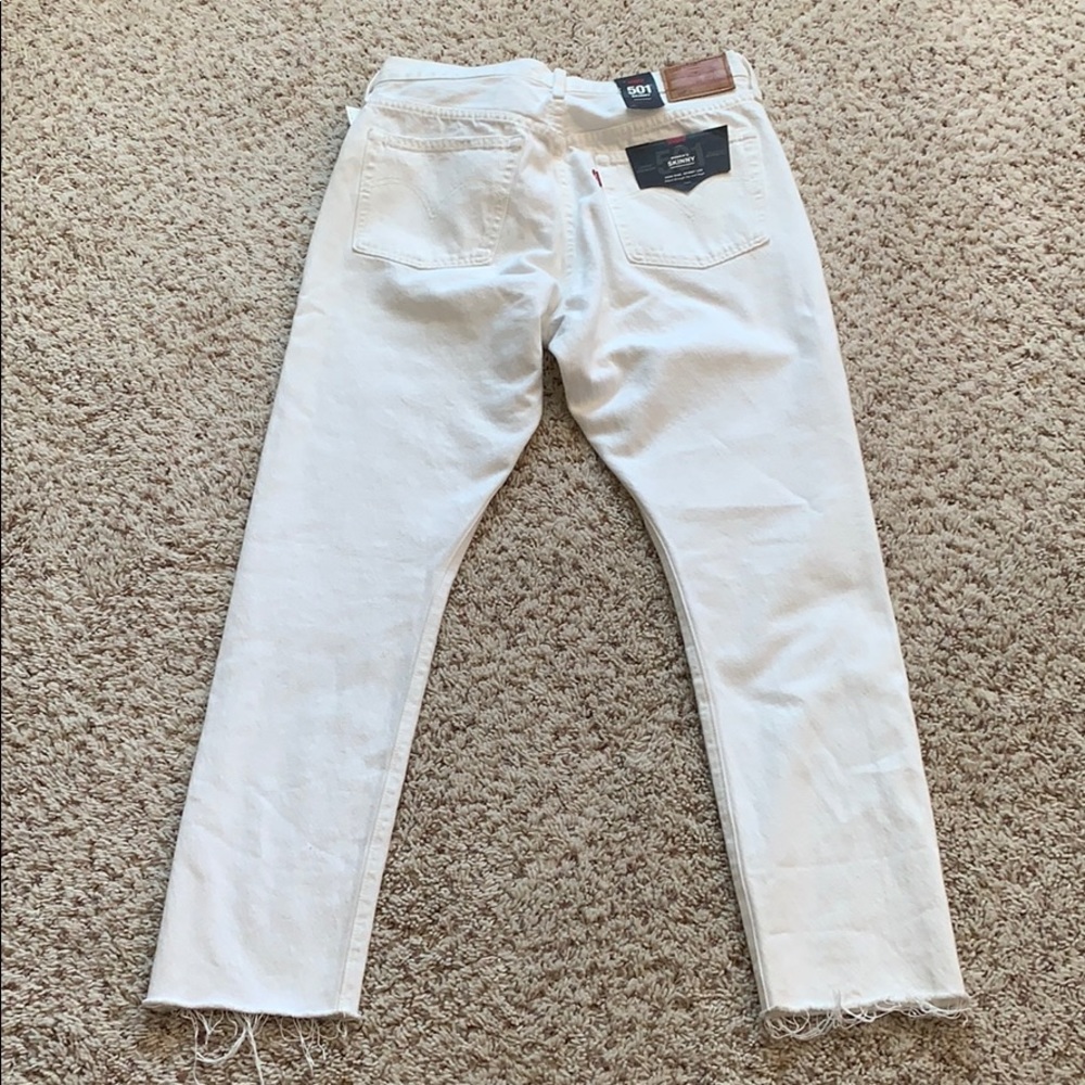 Levi off white skinny jean